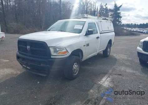2012 Ram 2500 St from USA, damaged, VIN 3C6LD5AT7CG230200